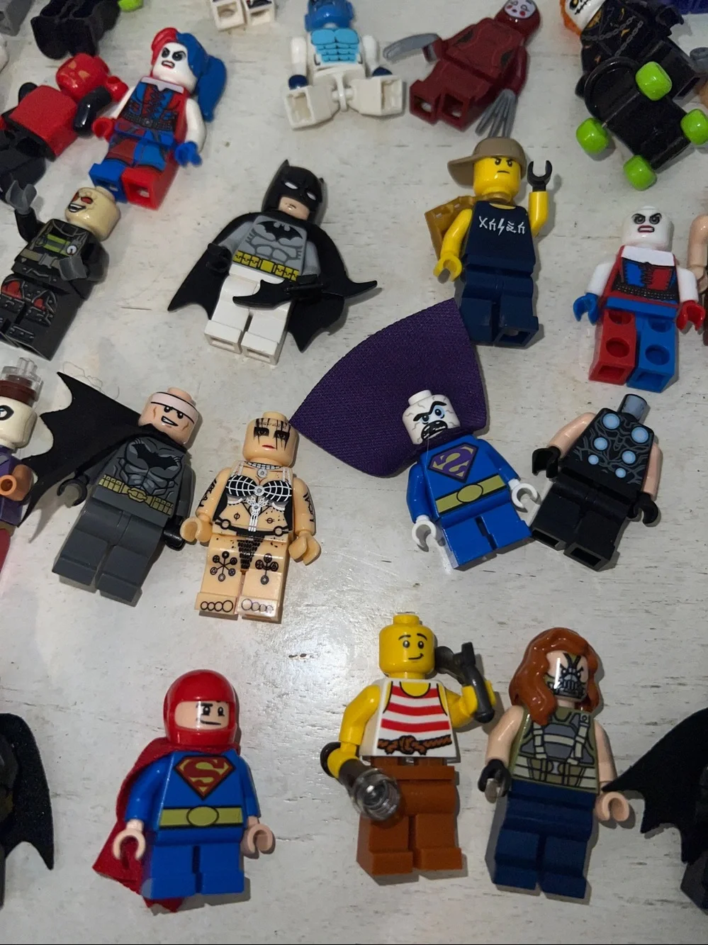Huge lot Lego Marvel DC Superheroes mini figures